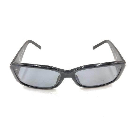 Prada SPR 14H 7BR-3M1 Charcoal Gray Rectangle Sunglasses Frames 57-16 130 Italy - Picture 2 of 12